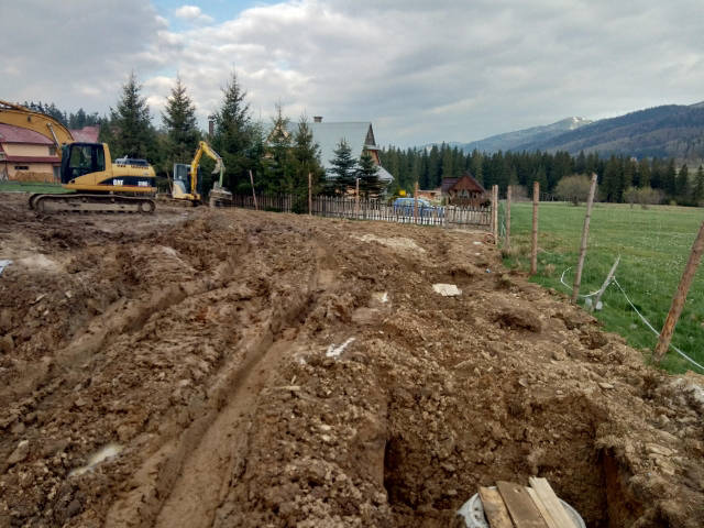 Przygotowanie terenu po budowę